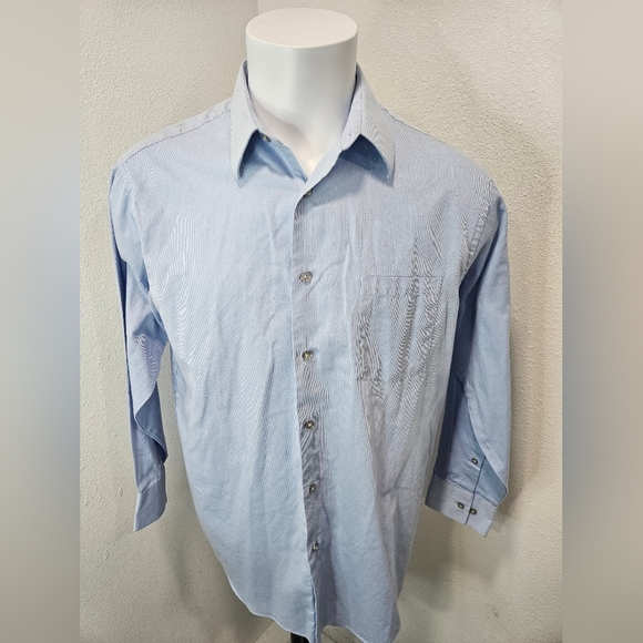 Geoffrey Beene classic fit men's button-down longsleeve 16.5 - Picture 1 of 7